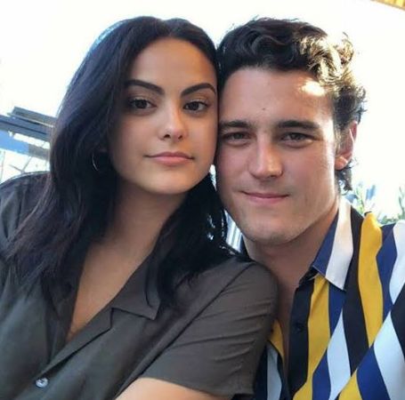 Camila Mendes and with her ex-boyfriend Victor Houston.